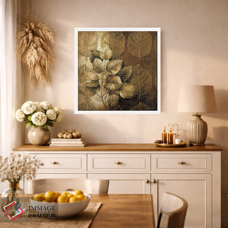 تابلو دکوراتیو الگوهای برگ III اثر لیندا تامپسون - D1W