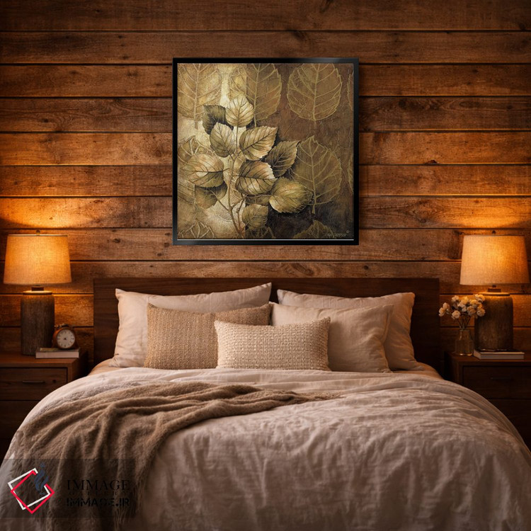 تابلو دکوراتیو الگوهای برگ III اثر لیندا تامپسون - D2B