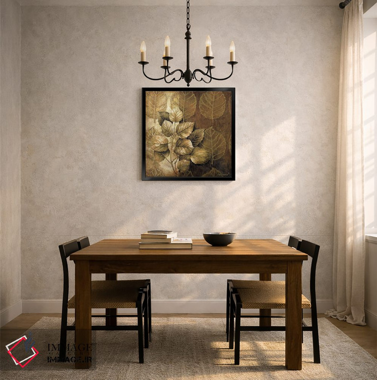 تابلو دکوراتیو الگوهای برگ III اثر لیندا تامپسون - D5B