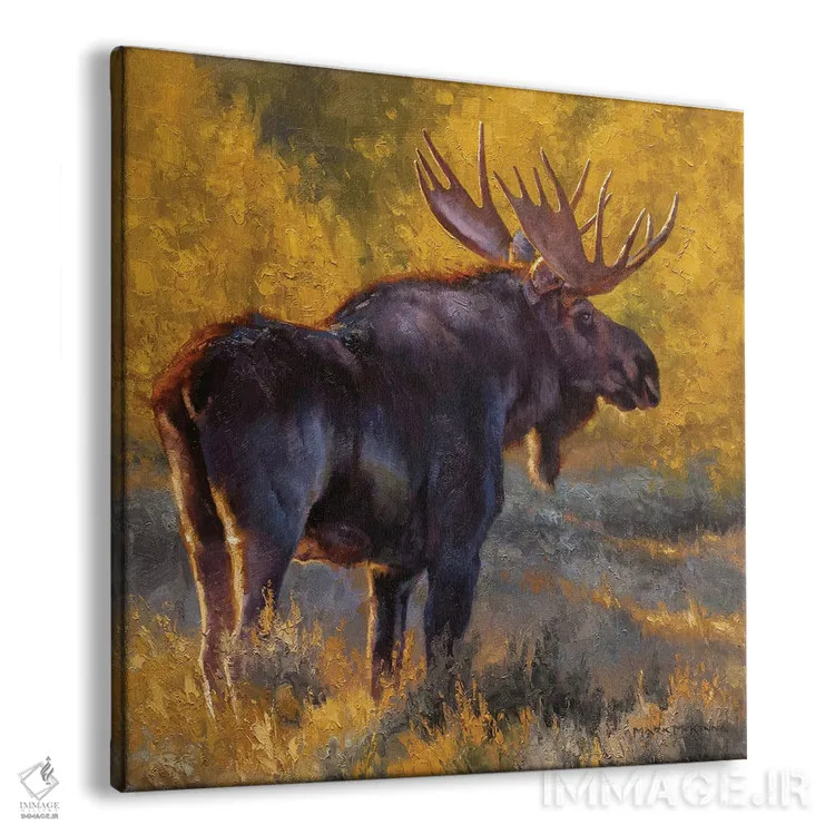 تابلو دکوراتیو خوک بوته ای اثر مارک مک کنا - نمای پرسپکتیو محصول