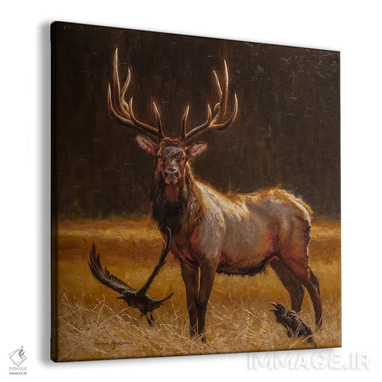 تابلو دکوراتیو ناامید و سرکش اثر مارک مک کنا - نمای پرسپکتیو محصول