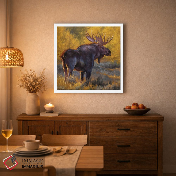 تابلو دکوراتیو خوک بوته ای اثر مارک مک کنا - D3W