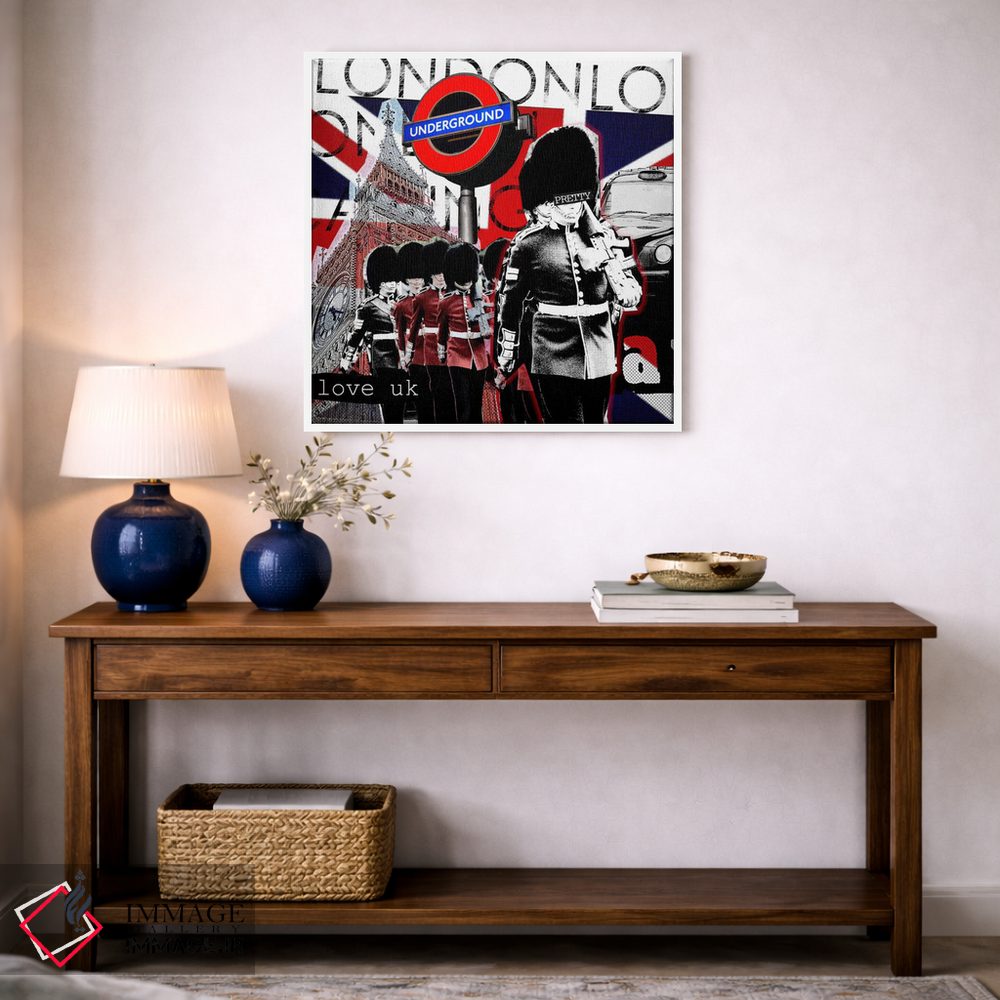 تابلو دکوراتیو لندن شماره ۲ اثر لوز گرافیکس - D4W