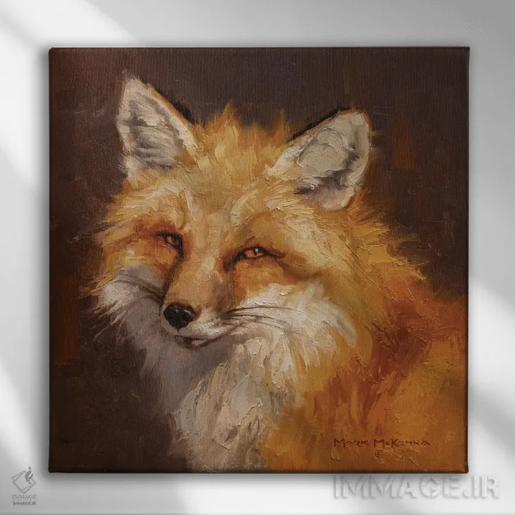 تابلو دکوراتیو قدیمی مکار اثر مارک مک کنا - نمای روبهرو روی دیوار