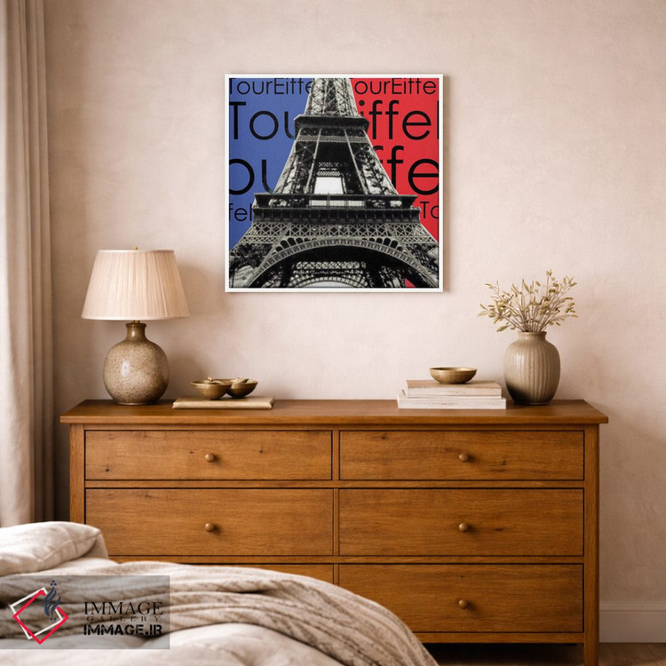 تابلو دکوراتیو برج ایفل اثر لوز گرافیکس - D1W