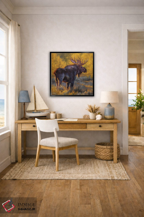 تابلو دکوراتیو خوک بوته ای اثر مارک مک کنا - D6B