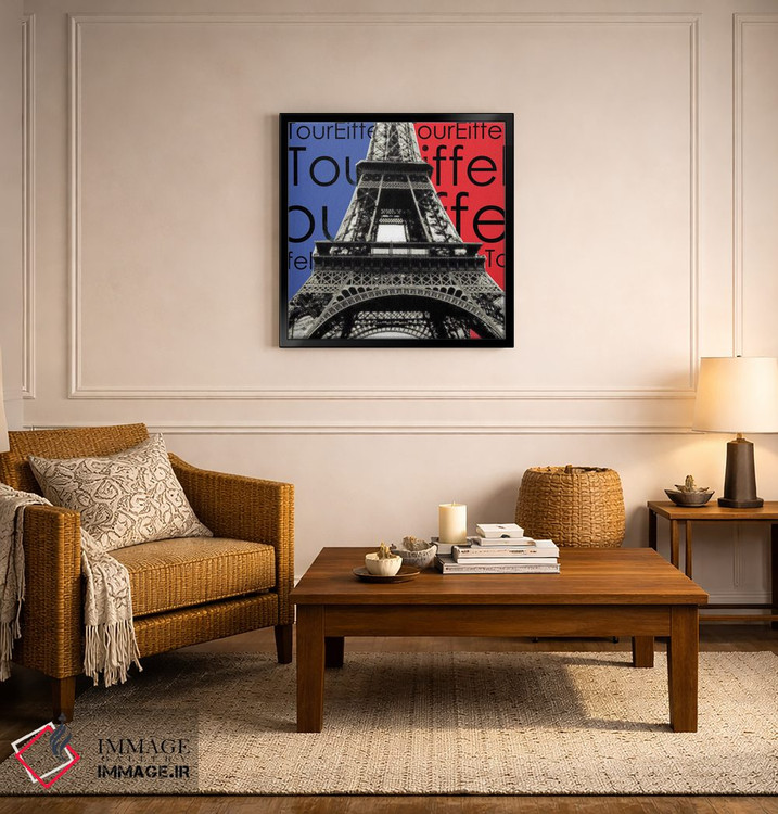 تابلو دکوراتیو برج ایفل اثر لوز گرافیکس - D6B
