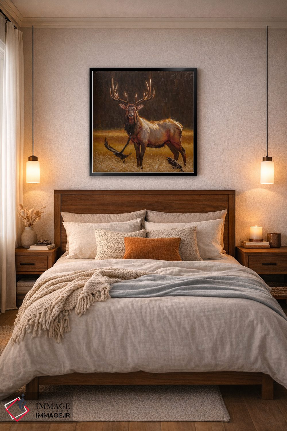 تابلو دکوراتیو ناامید و سرکش اثر مارک مک کنا - D6B