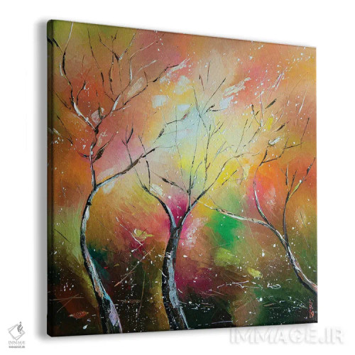 تابلو انتزاعی روز بادی اثر کوپتسووا آرت - نمای پرسپکتیو محصول