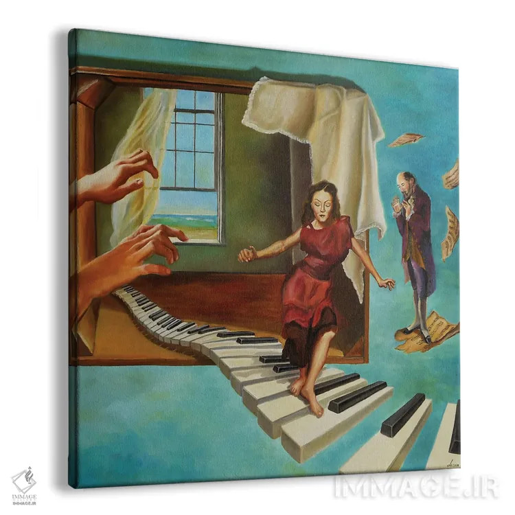 تابلو کلاسیک بیرون از خودت اثر اباورا لومولر - نمای پرسپکتیو محصول