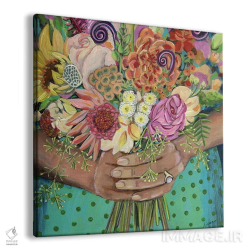 تابلو دکوراتیو سپاسگزاری اثر لینه آ توبیاس - نمای پرسپکتیو محصول