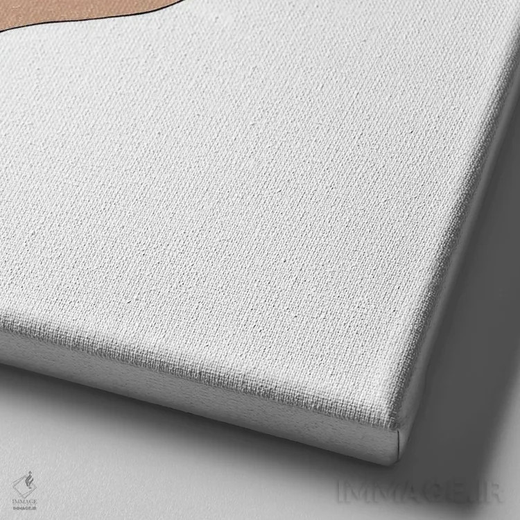 تابلو دکوراتیو شکوفه فراخواننده اثر کاری سلون - نمای نزدیک بافت بوم