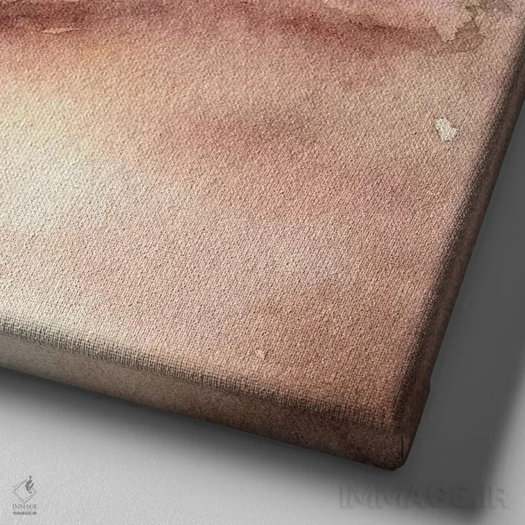 تابلو دکوراتیو چشم اثر کایرا بالان - نمای نزدیک بافت بوم