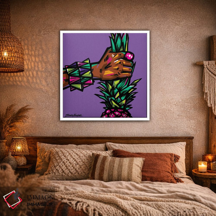 تابلو دکوراتیو آناناس اثر ساندرا کوالسکی - D1W