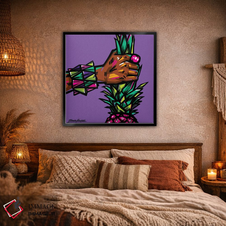 تابلو دکوراتیو آناناس اثر ساندرا کوالسکی - D2B