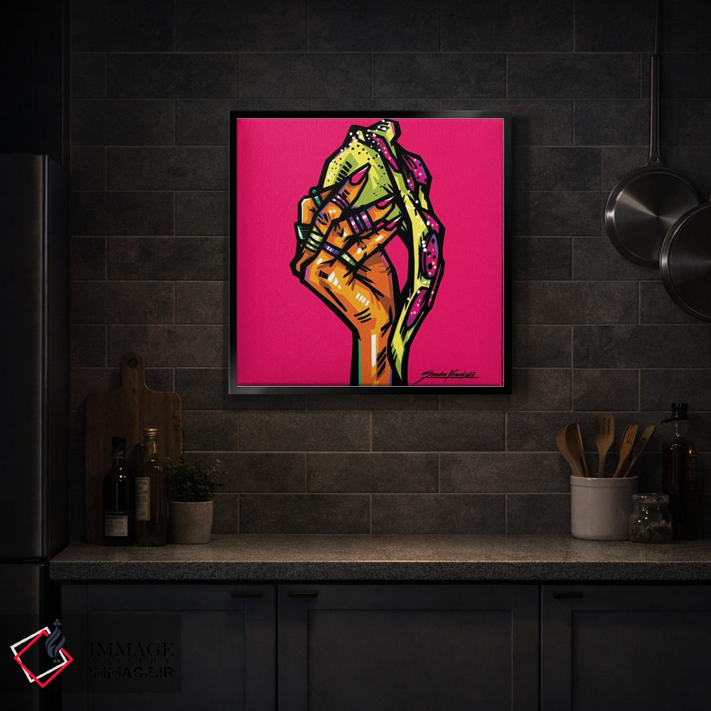 تابلو دکوراتیو پیتزا اثر ساندرا کوالسکی - D3B