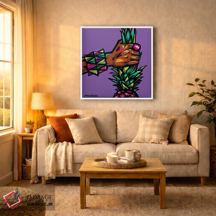 تابلو دکوراتیو آناناس اثر ساندرا کوالسکی - D5W