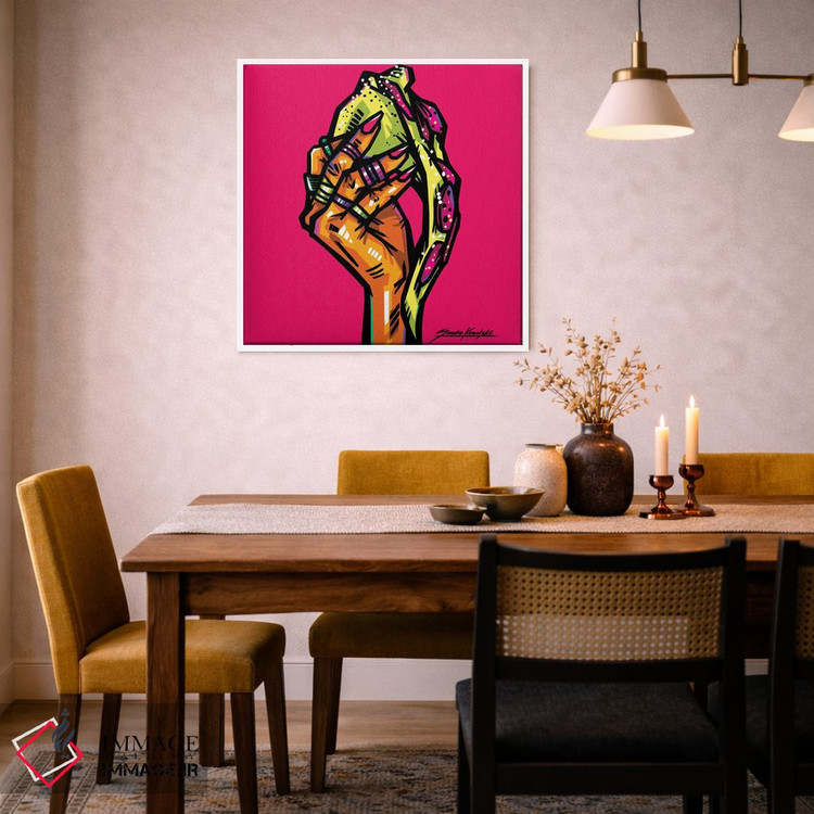 تابلو دکوراتیو پیتزا اثر ساندرا کوالسکی - D5W