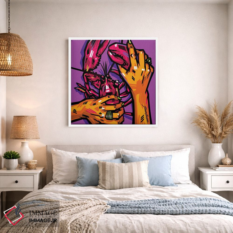 تابلو دکوراتیو خرچنگ دریایی اثر ساندرا کوالسکی - D1W