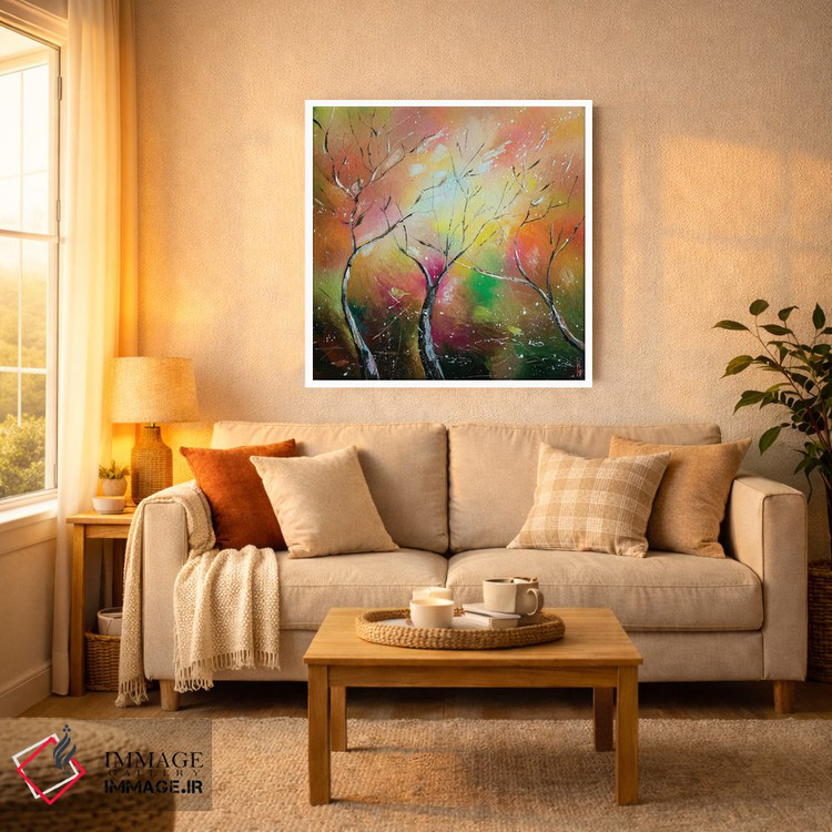 تابلو انتزاعی روز بادی اثر کوپتسووا آرت - D1W