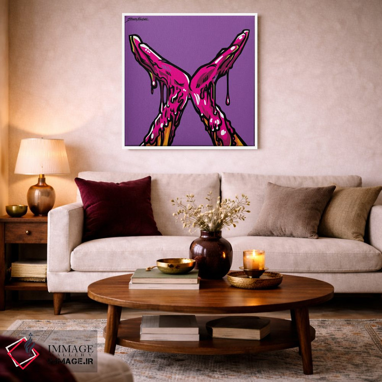 تابلو دکوراتیو دست ها اثر ساندرا کوالسکی - D1W