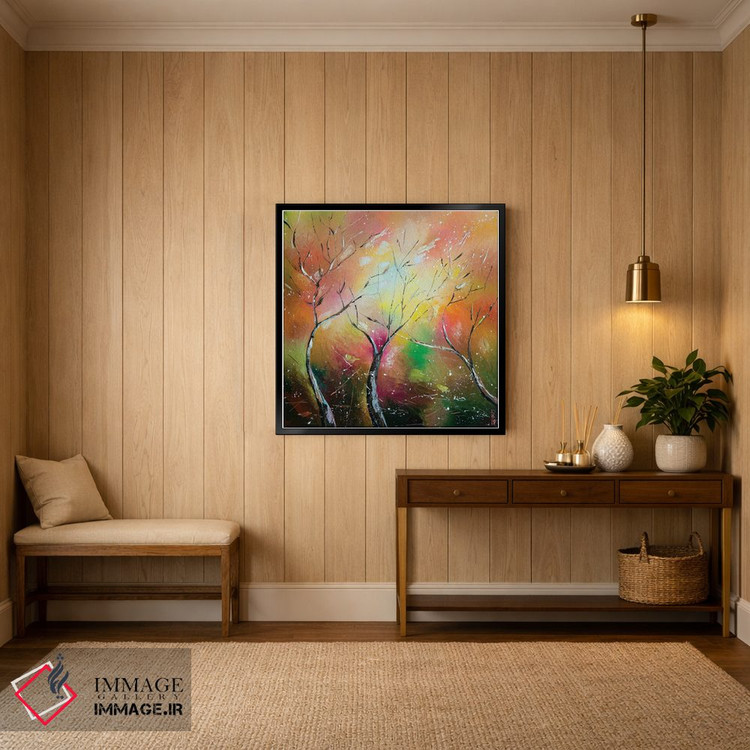 تابلو انتزاعی روز بادی اثر کوپتسووا آرت - D2B