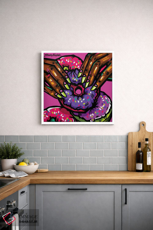 تابلو دکوراتیو پیراشکی اثر ساندرا کوالسکی - D3W