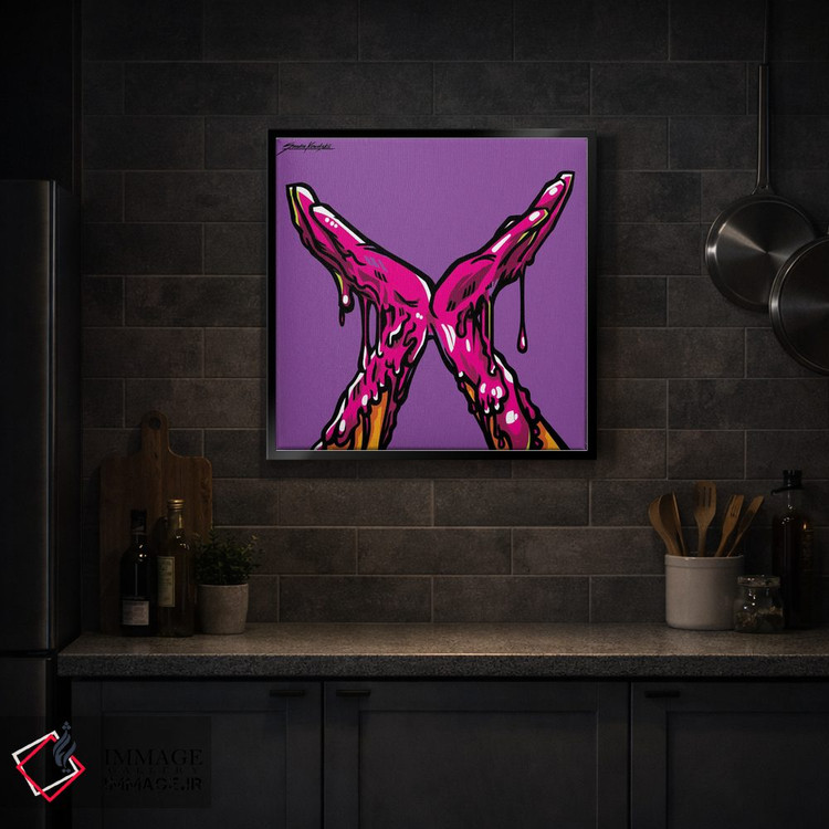 تابلو دکوراتیو دست ها اثر ساندرا کوالسکی - D3B