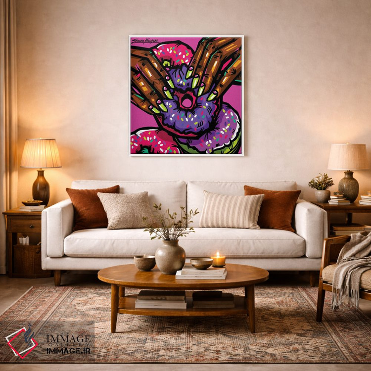 تابلو دکوراتیو پیراشکی اثر ساندرا کوالسکی - D2W