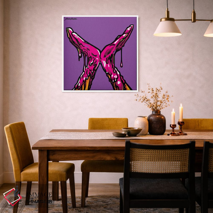 تابلو دکوراتیو دست ها اثر ساندرا کوالسکی - D4W