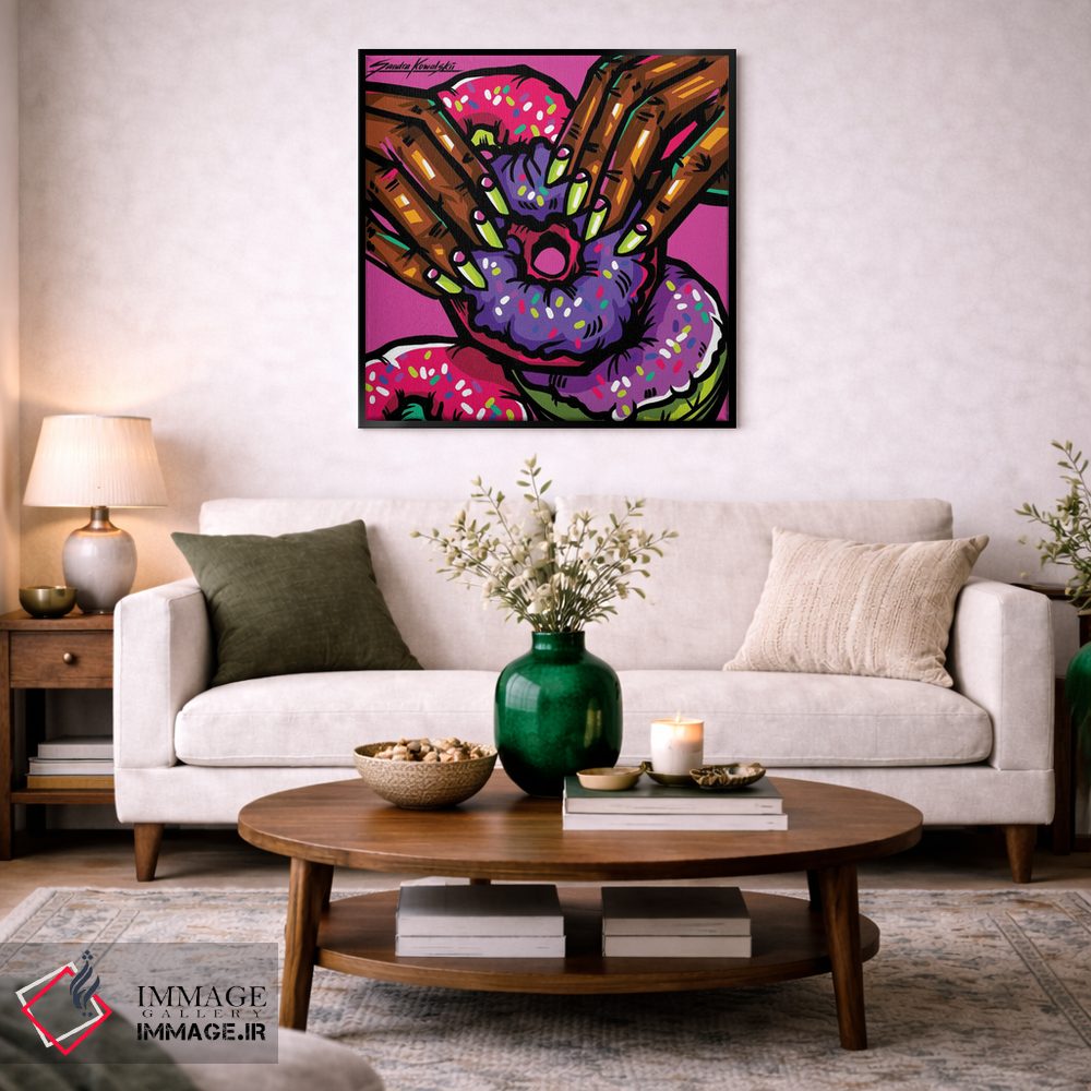 تابلو دکوراتیو پیراشکی اثر ساندرا کوالسکی - D4B