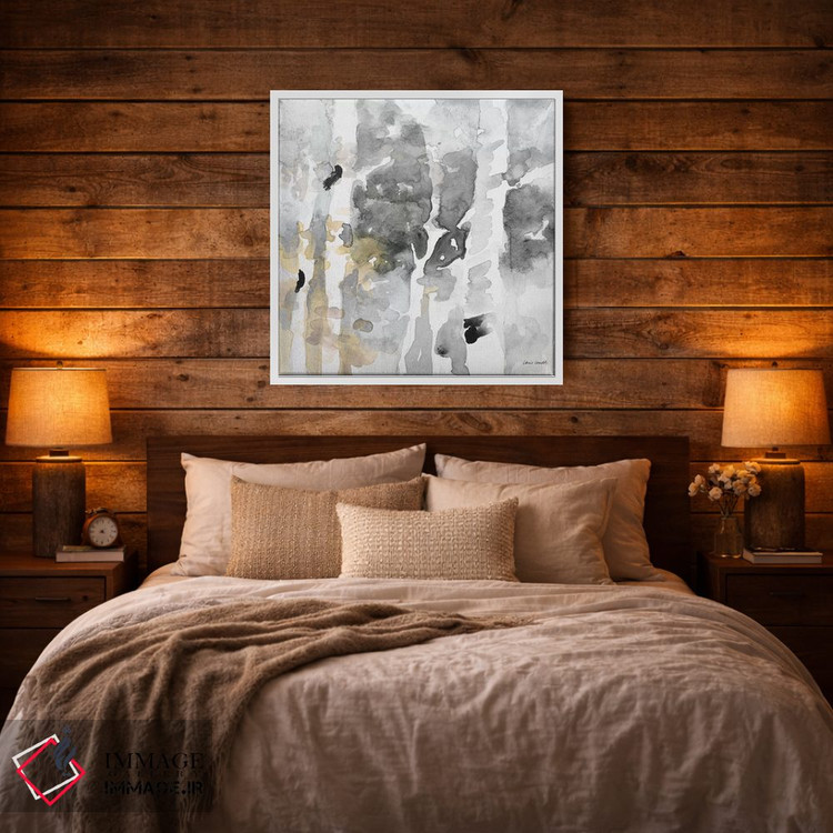 تابلو انتزاعی "تا آسمان های شمالی خاکستری II" اثر لینی لورث - D2W