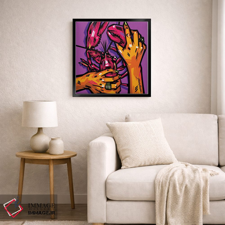 تابلو دکوراتیو خرچنگ دریایی اثر ساندرا کوالسکی - D6B