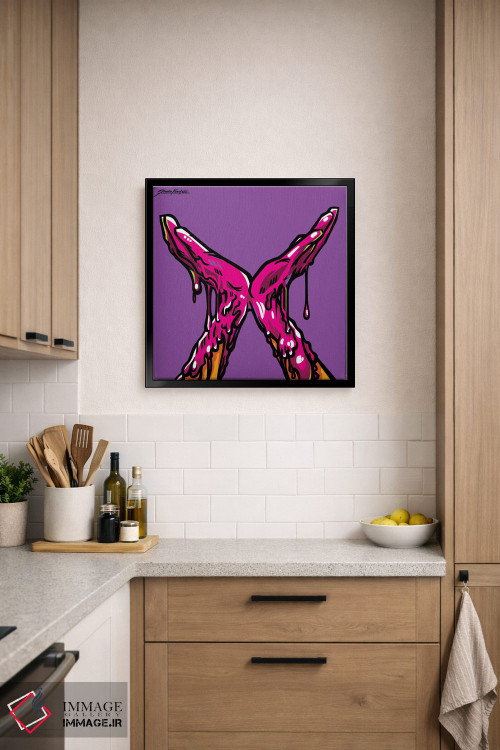 تابلو دکوراتیو دست ها اثر ساندرا کوالسکی - D6B