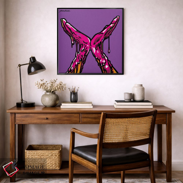 تابلو دکوراتیو دست ها اثر ساندرا کوالسکی - D5B