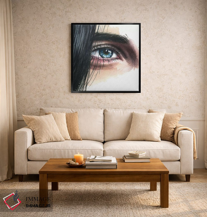 تابلو دکوراتیو چشم ۱ اثر کایرا بالان - D2B