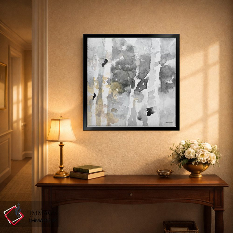 تابلو انتزاعی "تا آسمان های شمالی خاکستری II" اثر لینی لورث - D4B