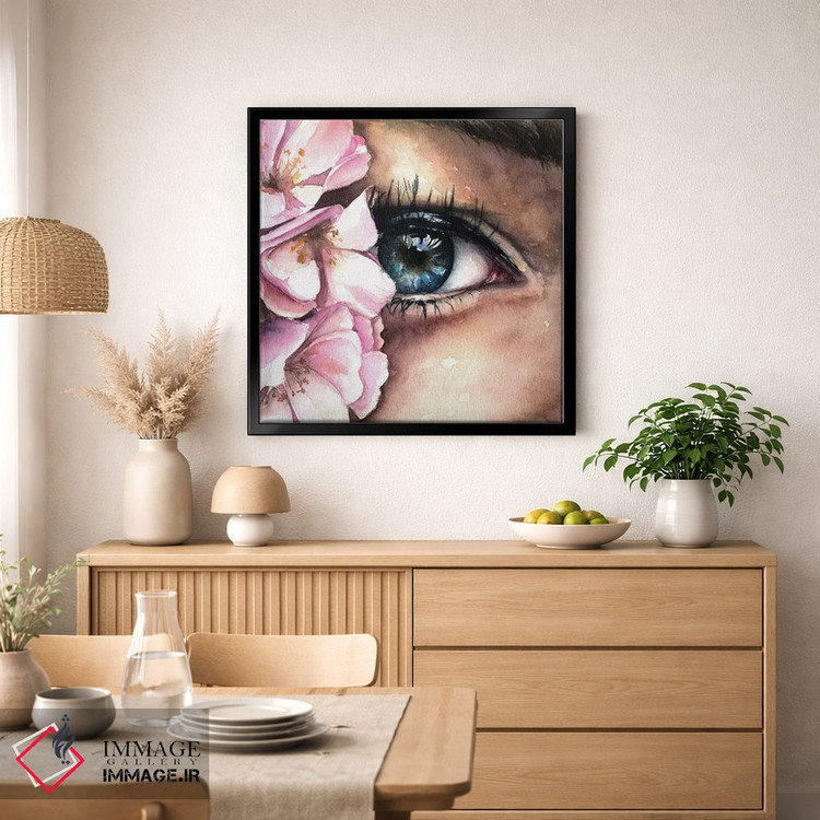تابلو دکوراتیو چشم اثر کایرا بالان - D1B