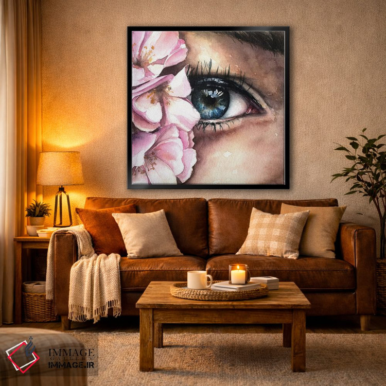 تابلو دکوراتیو چشم اثر کایرا بالان - D3B