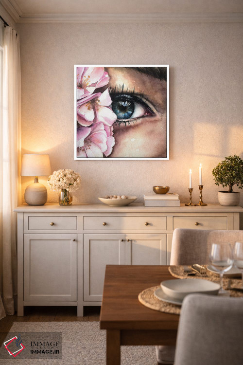 تابلو دکوراتیو چشم اثر کایرا بالان - D4W