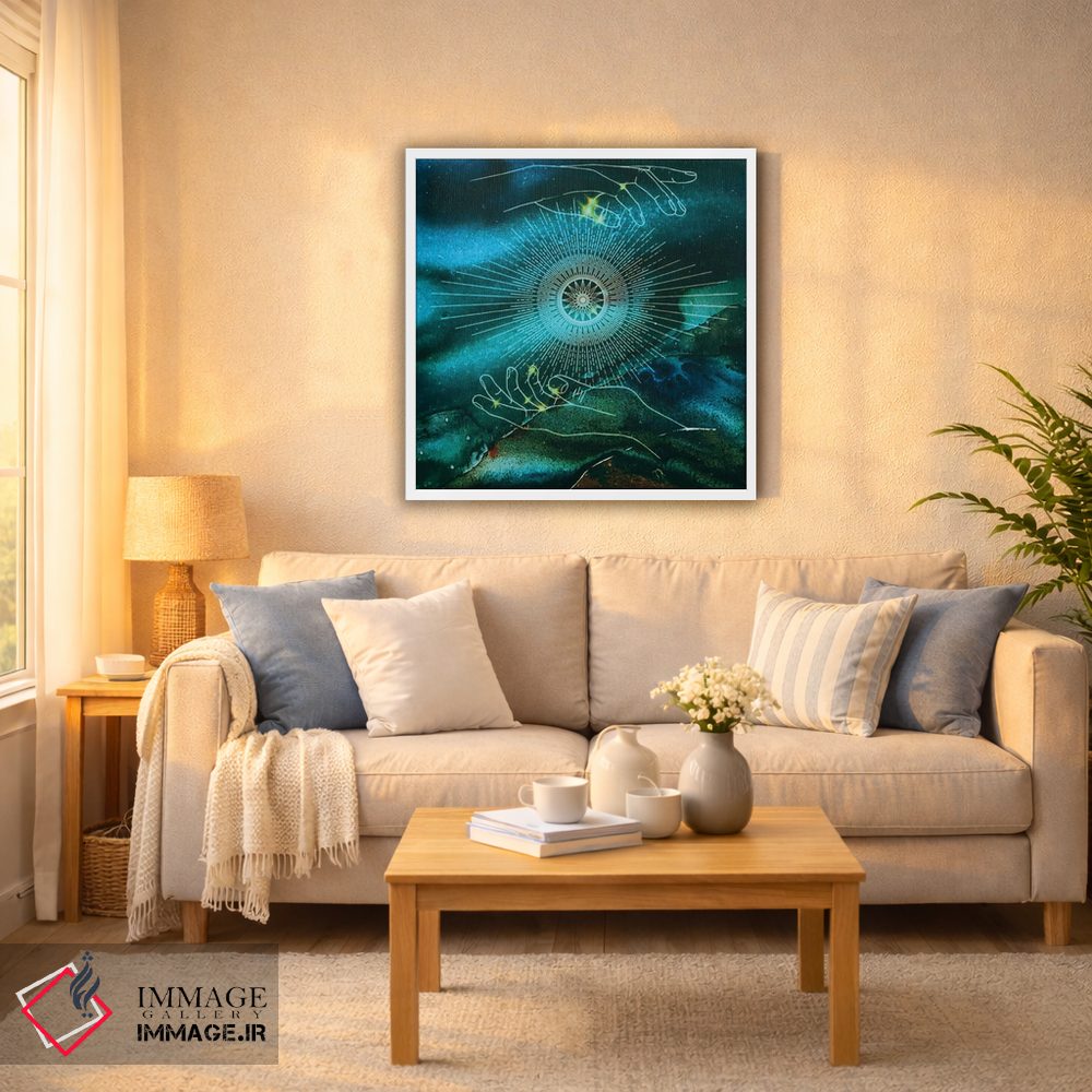 تابلو دکوراتیو جهان هستی اثر کارلی پرولد - D6W