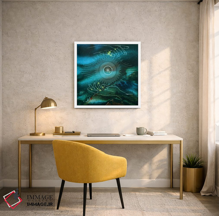 تابلو دکوراتیو جهان هستی اثر کارلی پرولد - D5W