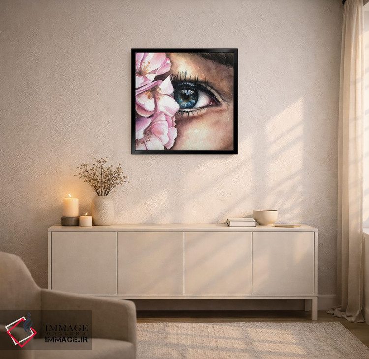 تابلو دکوراتیو چشم اثر کایرا بالان - D6B