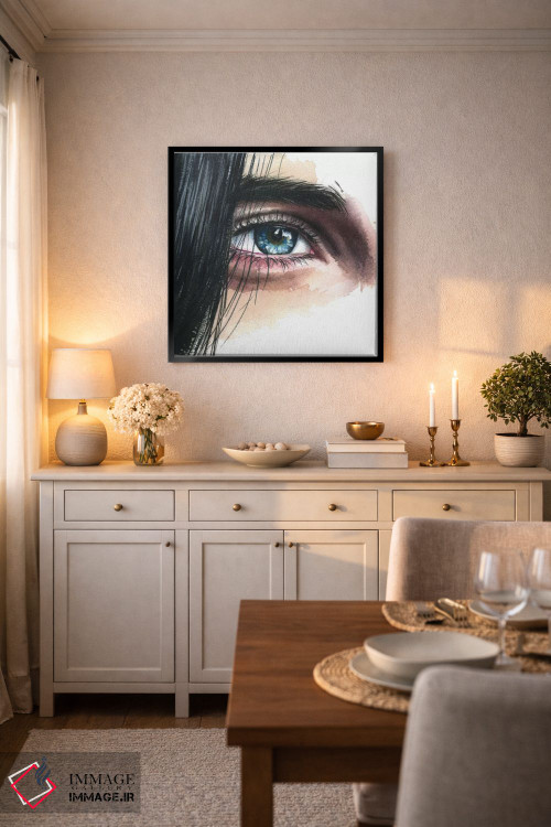 تابلو دکوراتیو چشم ۱ اثر کایرا بالان - D6B