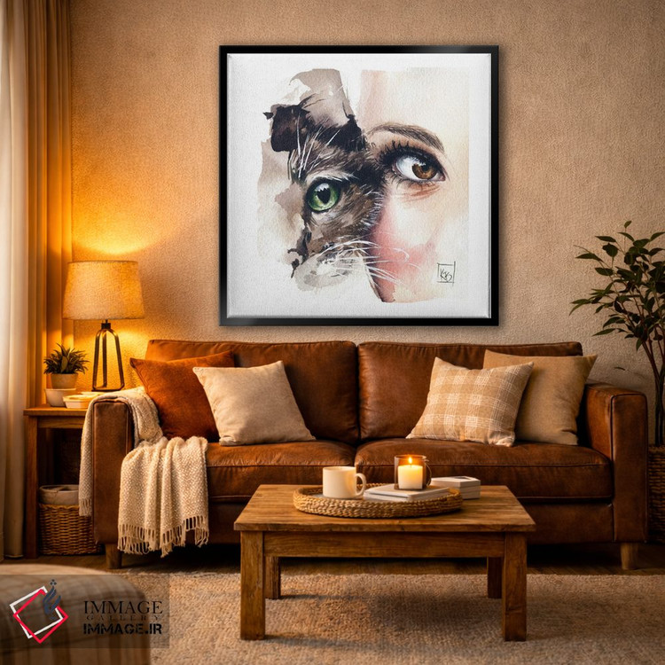 تابلو دکوراتیو خون یکسان اثر کایرا بالان - D4B