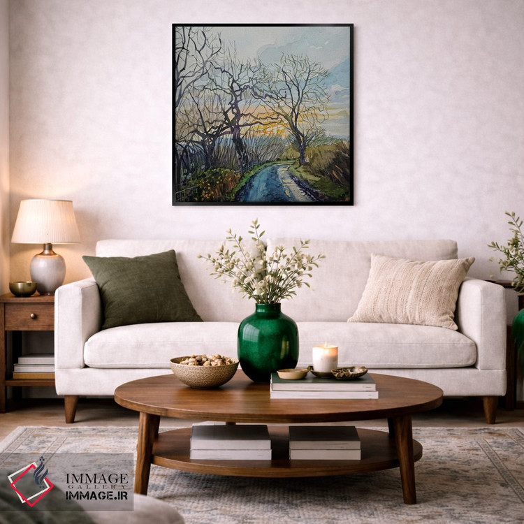 تابلو دکوراتیو کوچه زمستانی اثر لویزا میلیسنت - D4B