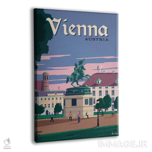 تابلو دکوراتیو وین اثر ایدیااستورم استودیوز - نمای پرسپکتیو محصول