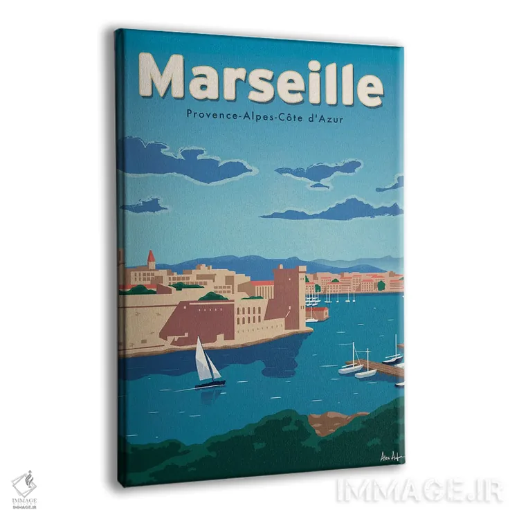 تابلو دکوراتیو مارسی IDS118 - "Malmo",مالمو اثر ایدیااستورم استودیوز - نمای پرسپکتیو محصول