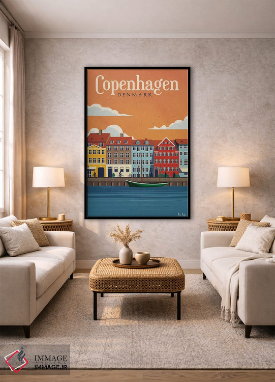 تابلو دکوراتیو کپنهاگ اثر ایدیااستورم استودیوز - D1B