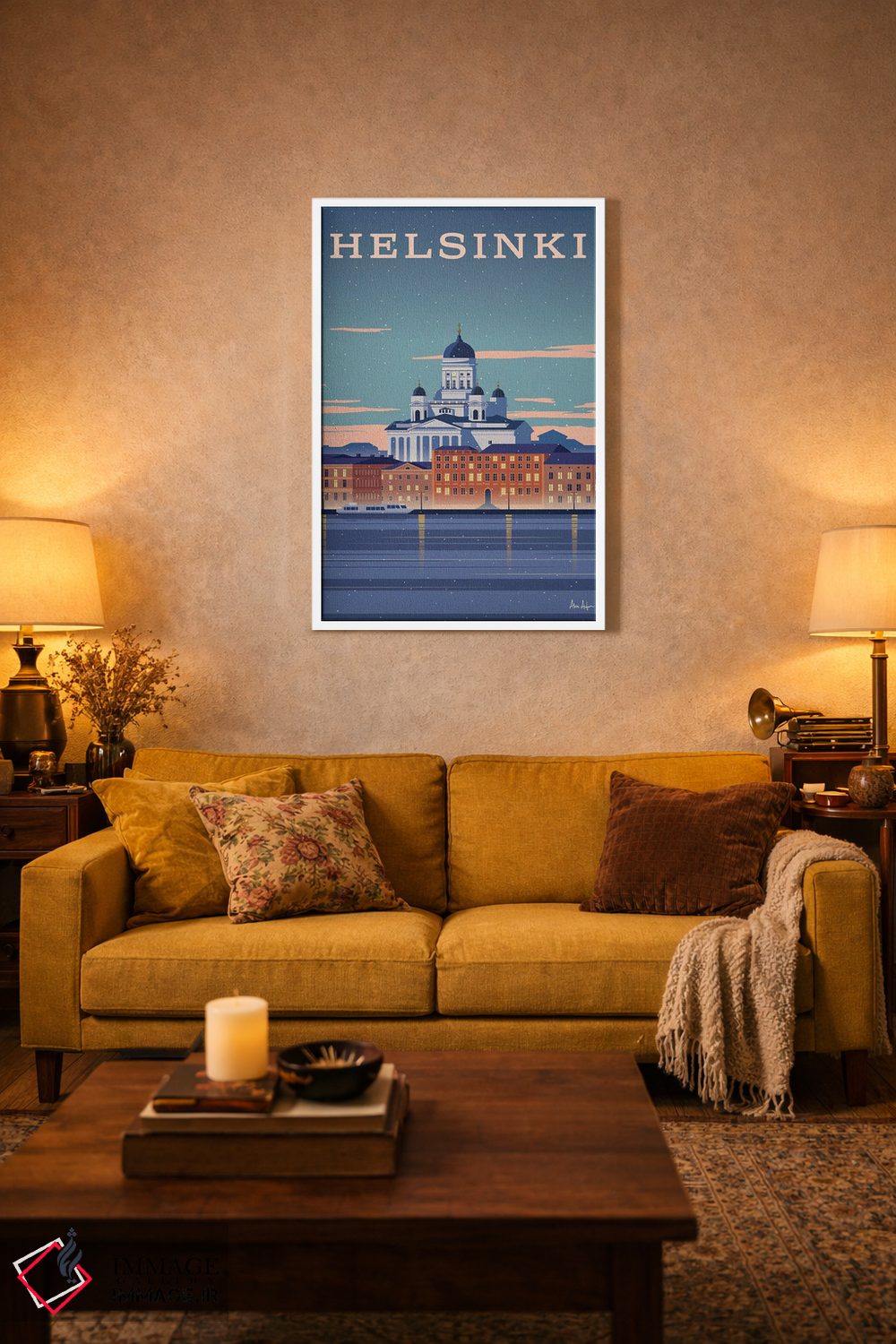 تابلو دکوراتیو هلسینکی اثر ایدیااستورم استودیوز - D1W